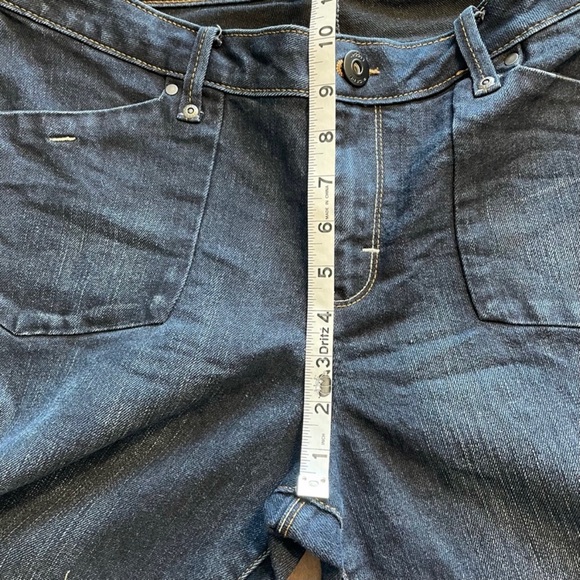 Riders By Lee Women’s Blue Denim Distressed Mid Rise Bootcut Jeans Size 13/14L - Picture 10 of 10